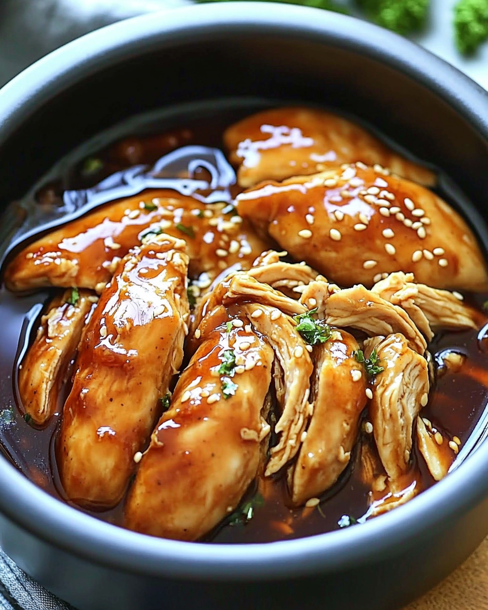 Slow Cooker Honey Garlic Chicken