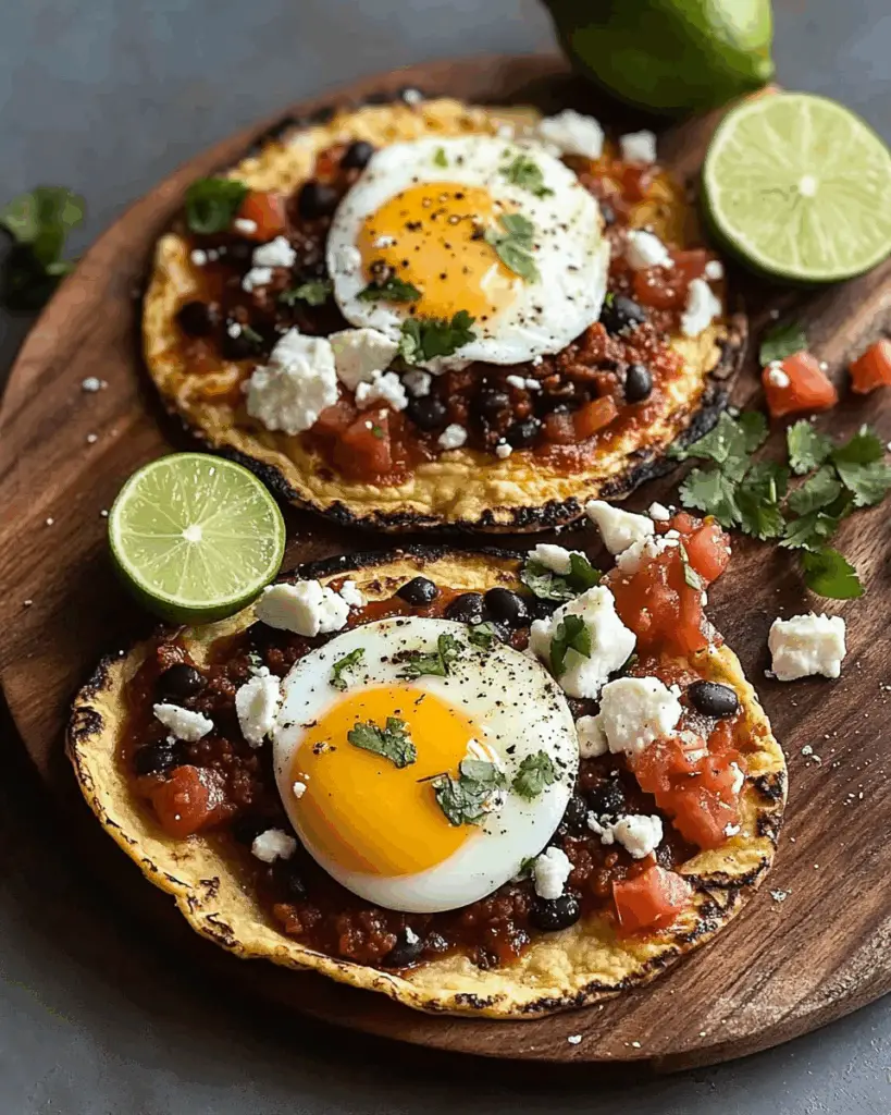 Huevos Rancheros with Spicy Tomato Chorizo
