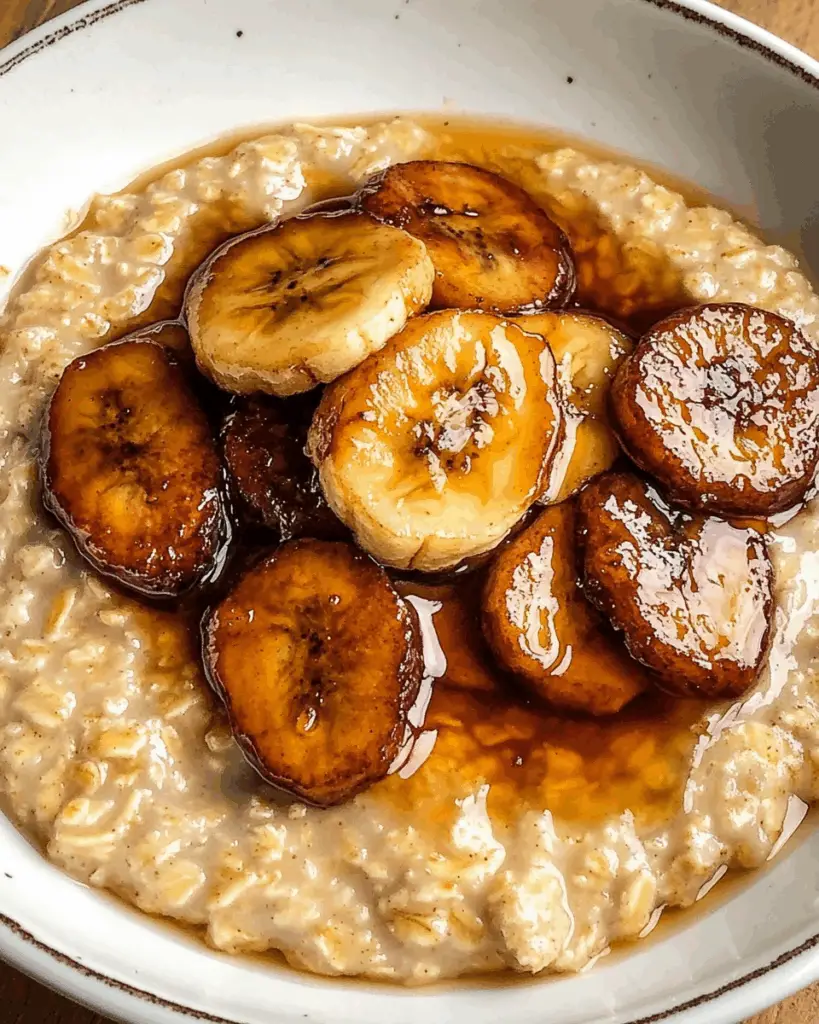 Caramelized Banana Oatmeal
