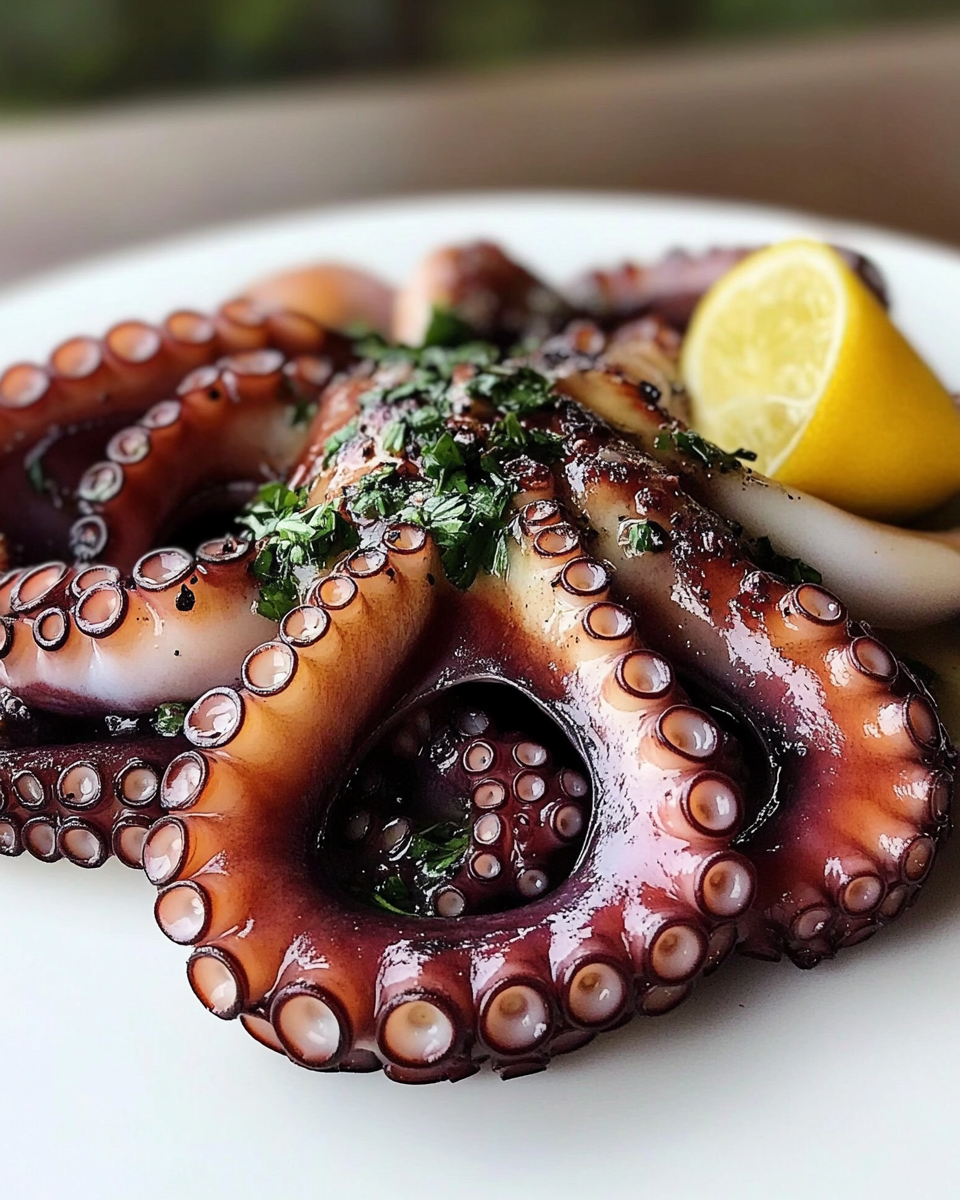 Grilled octopus