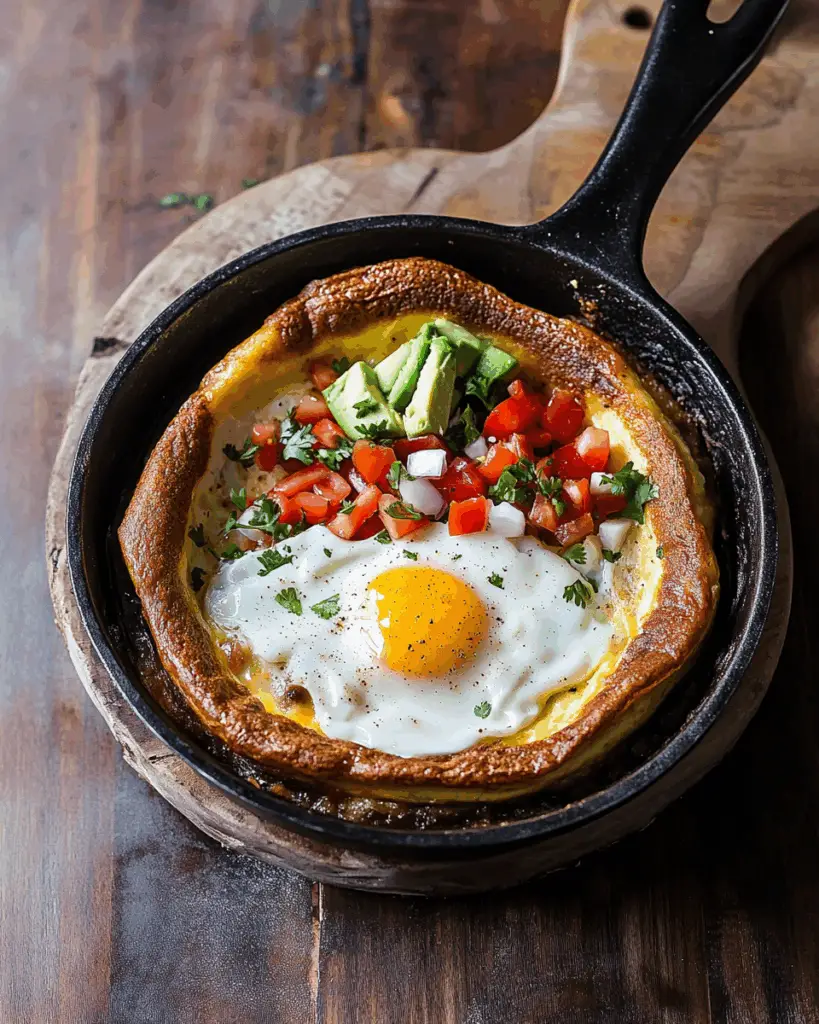 Huevos Rancheros Mini Savoury Dutch Baby