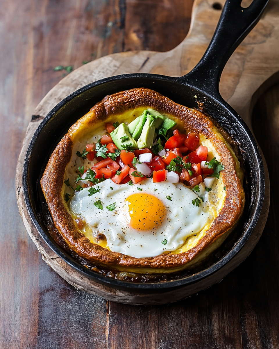 Huevos Rancheros Mini Savoury Dutch Baby
