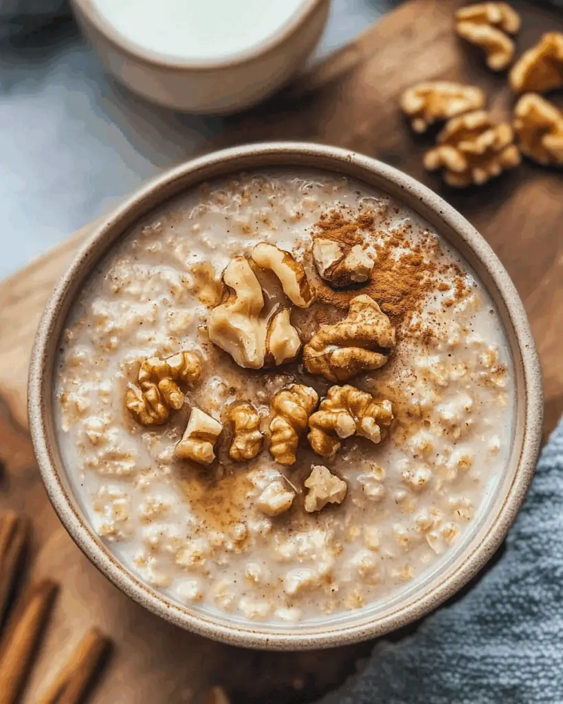 Cinnamon and Walnut Porridge