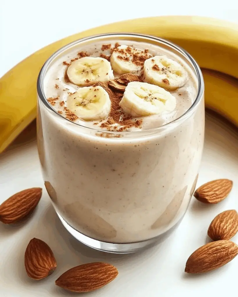 Banana Almond Cinnamon Smoothie