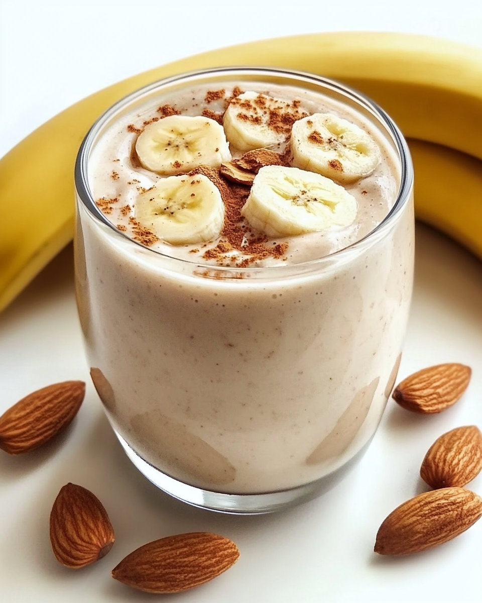 Banana Almond Cinnamon Smoothie