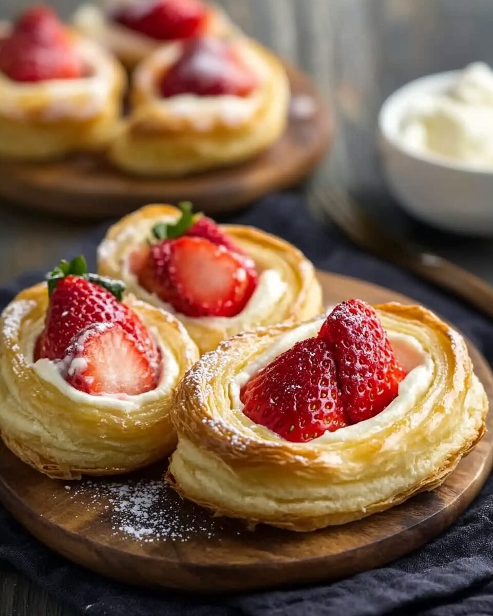 Strawberry Danish with Cream Cheese