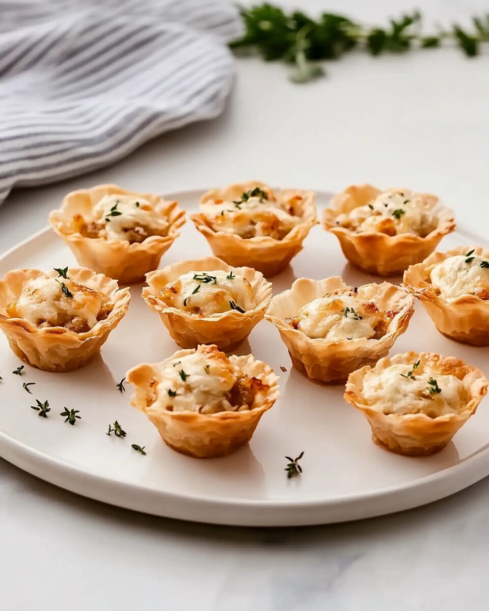French Onion Dip Cups