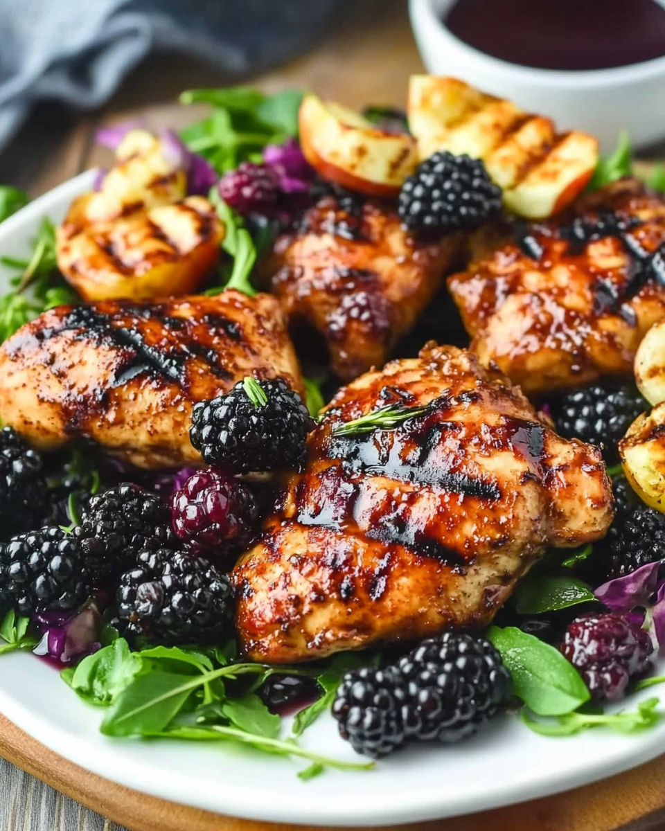 Blackberry Balsamic Grilled Chicken