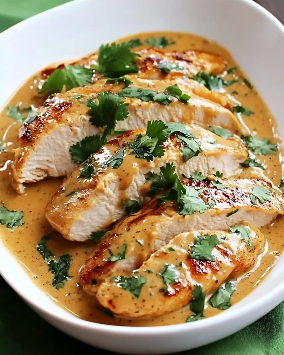 Chicken with Peanut Sauce