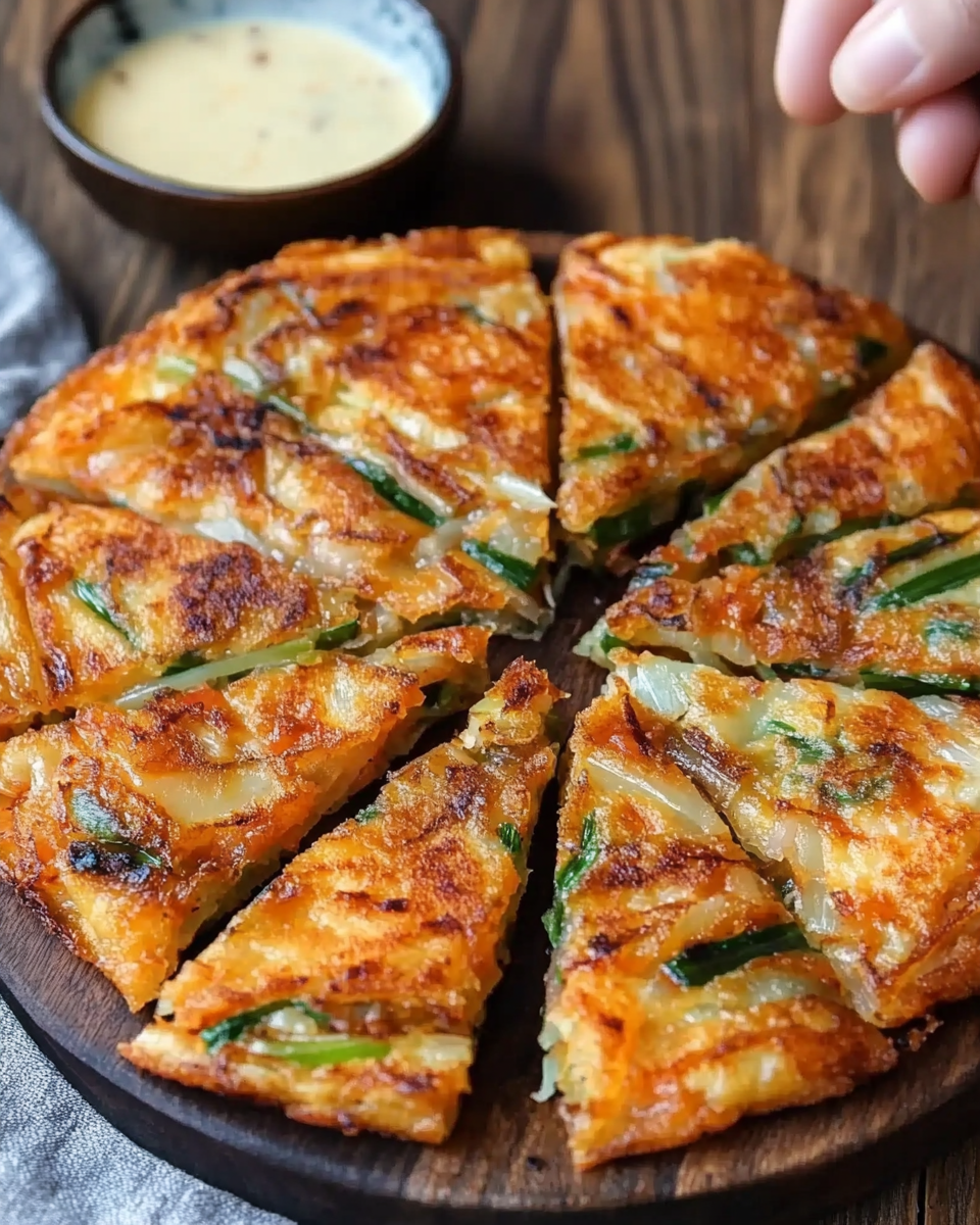 Crispy Korean Spring Onion Pancake