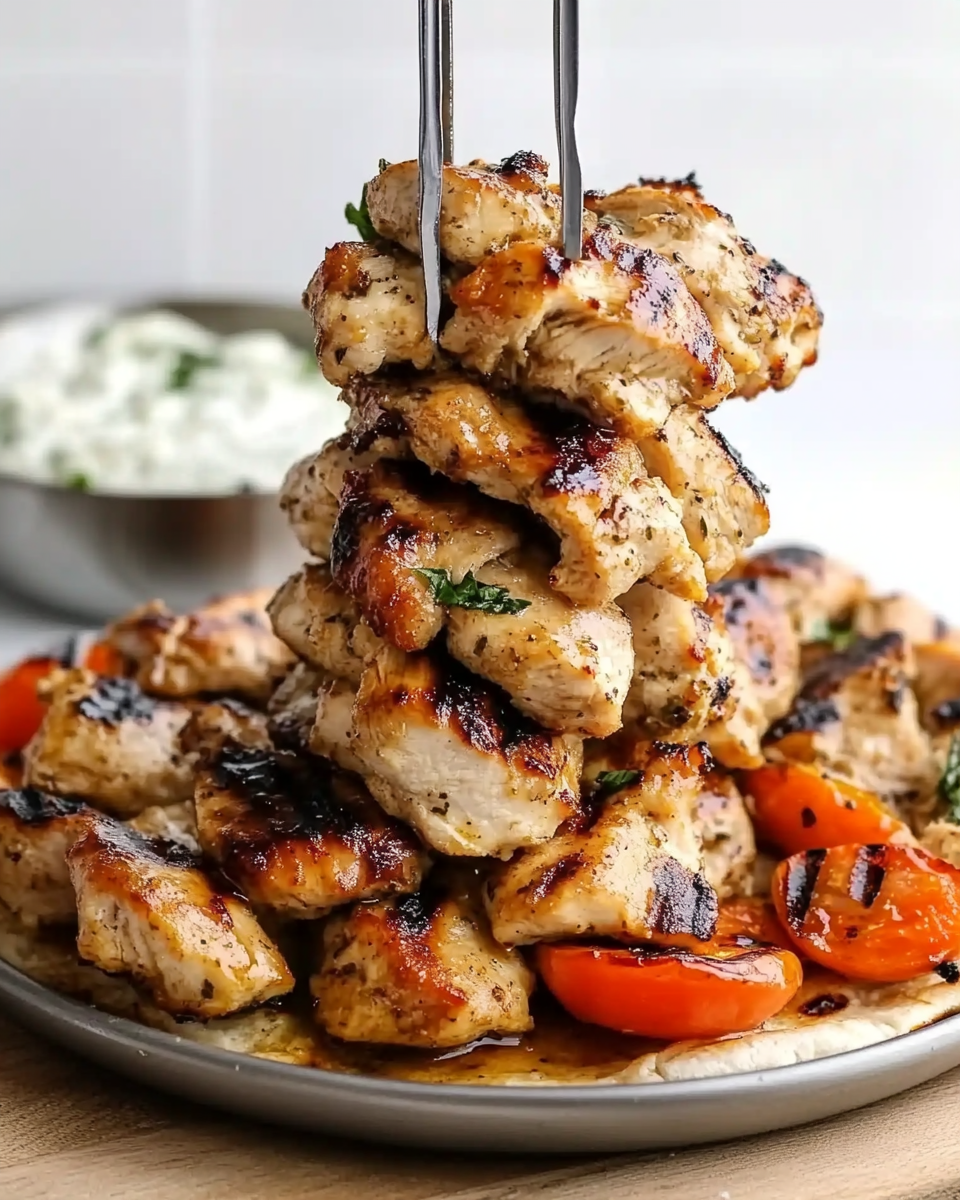Greek Chicken Gyros