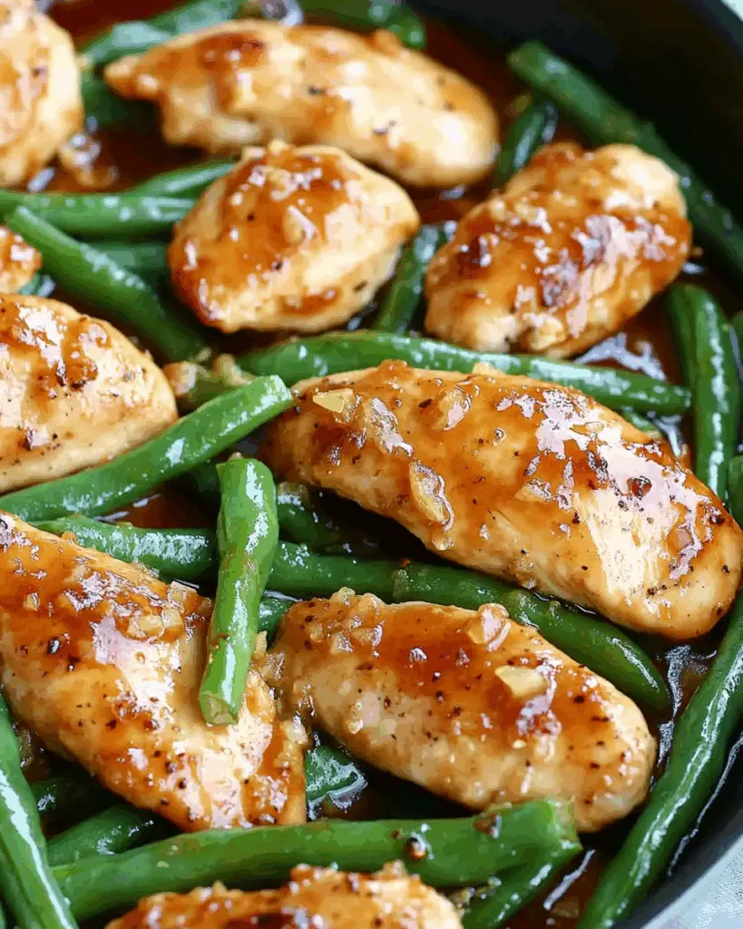 Honey Lemon Chicken with Green Beans