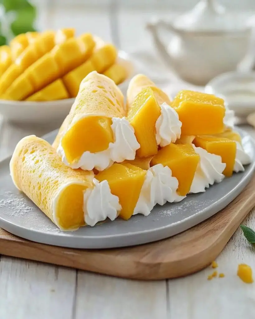 Hong Kong Style Mango Pancake