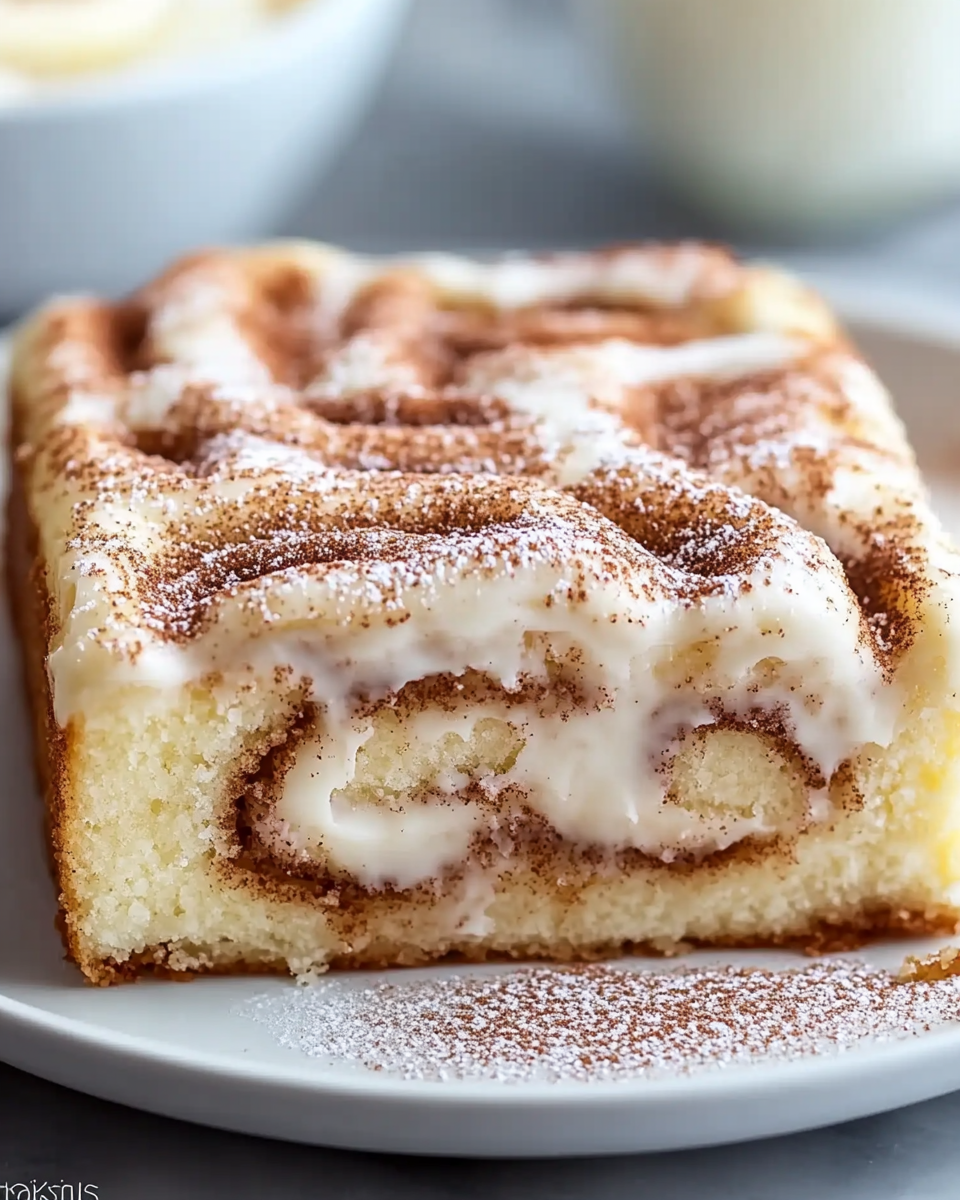 Irresistible Cinnamon Roll Cake