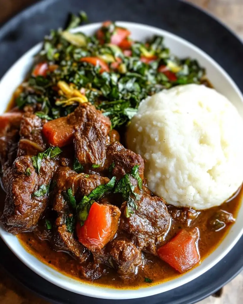 Kenyan Goat Wet Fry (Mbuzi Wet Fry)