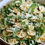 Lemon Basil Parmesan Pasta Salad