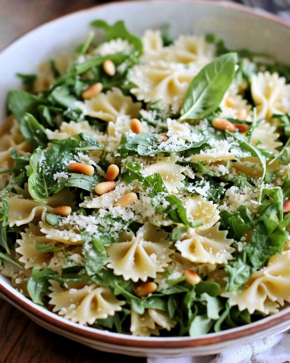 Lemon Basil Parmesan Pasta Salad