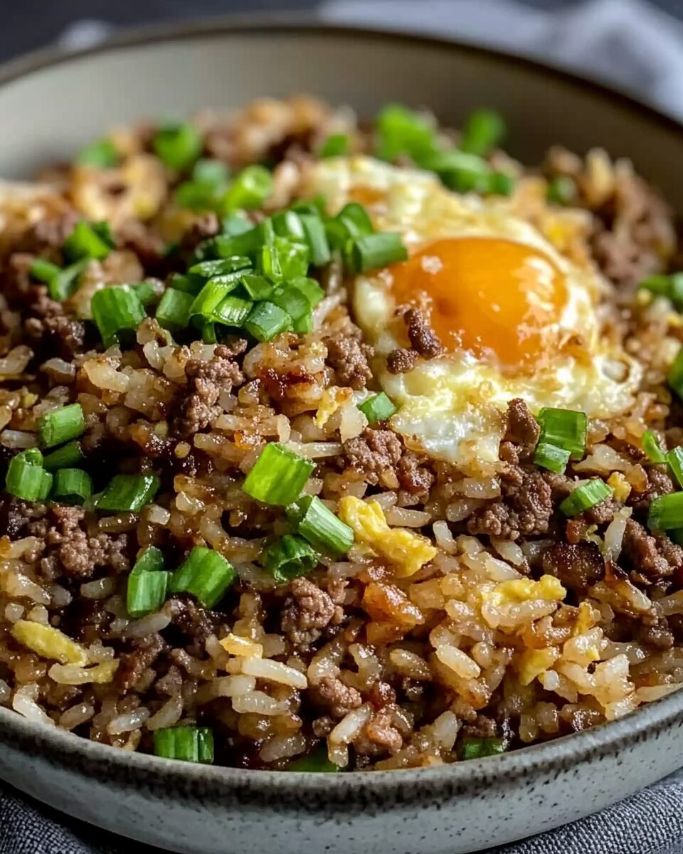 Minced Beef Fried Rice