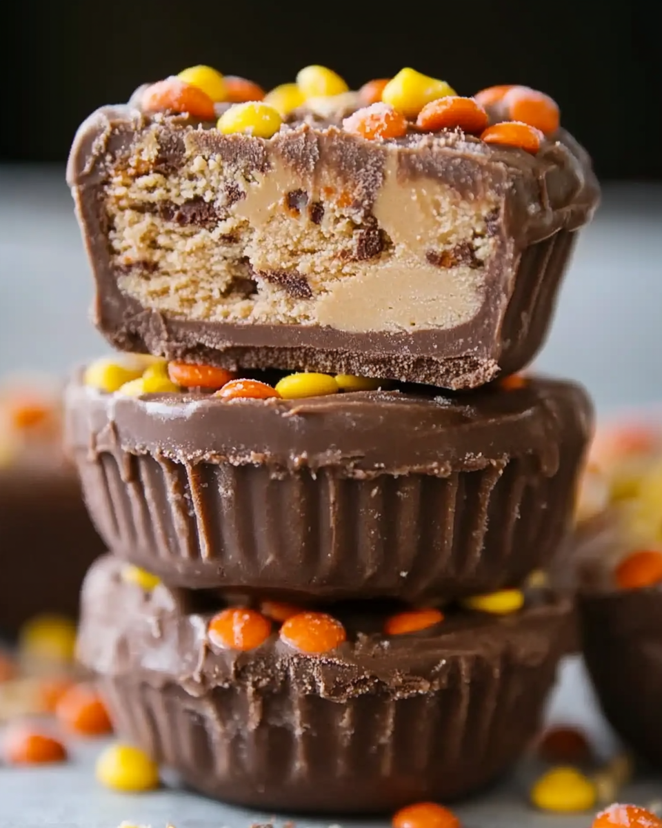 Peanut Butter Cup Ice Cream Sandwiches