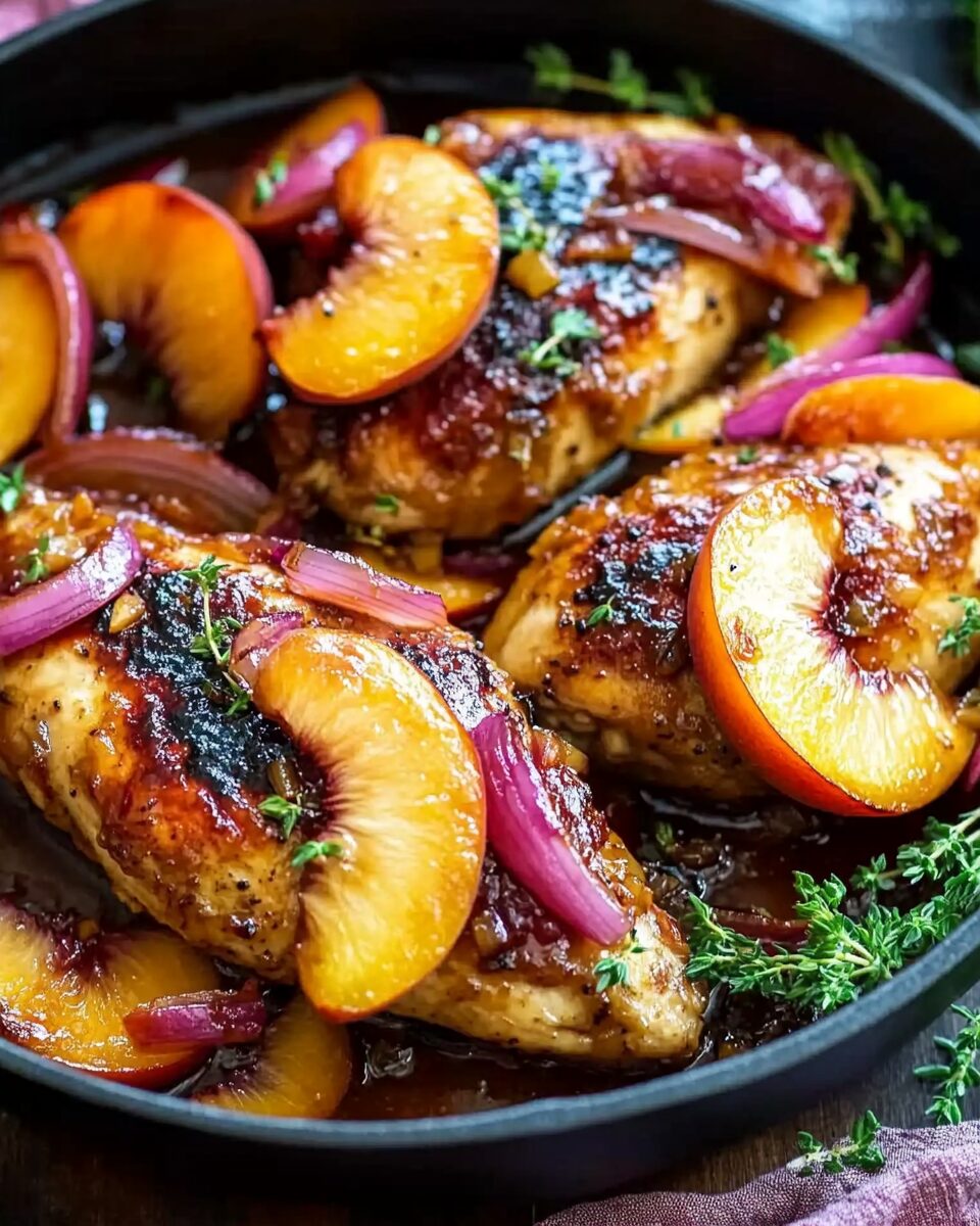 Roasted Peach Chicken