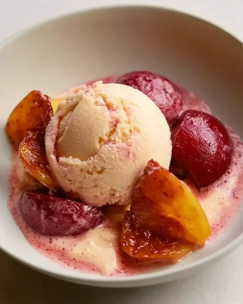 Cardamom Plum Sorbet