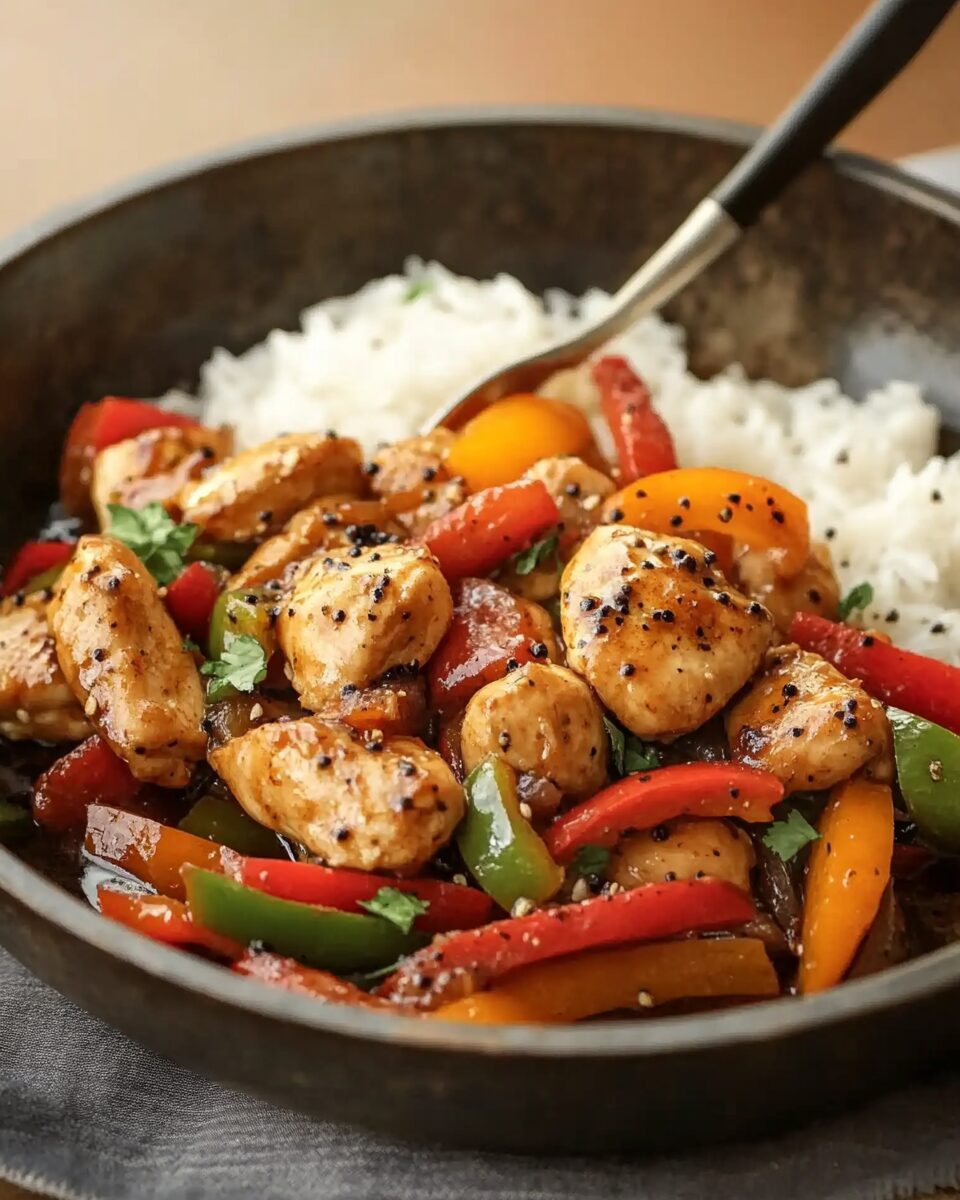 Easy Black Pepper Chicken