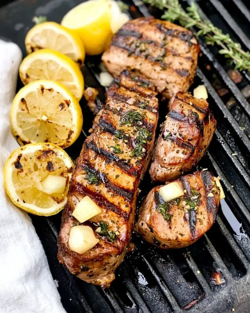 Lemon Herb Grilled Pork Tenderloin