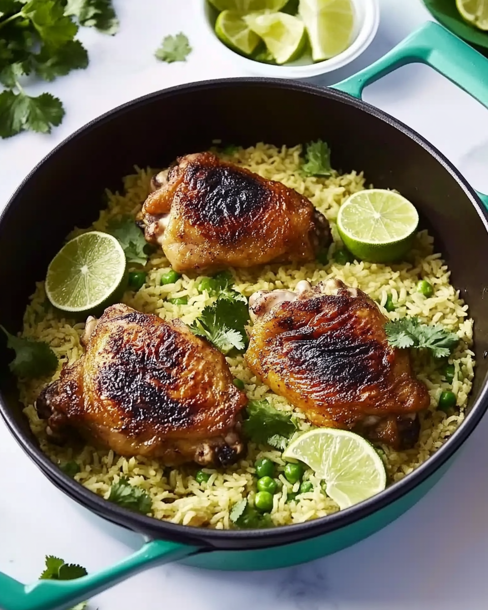 One-Pan Cilantro Lime Chicken and Rice