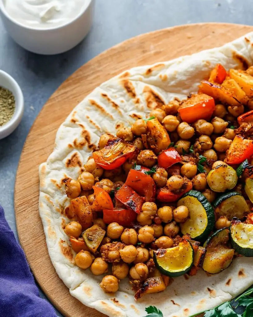 Oven Roasted Chickpea Shawarma