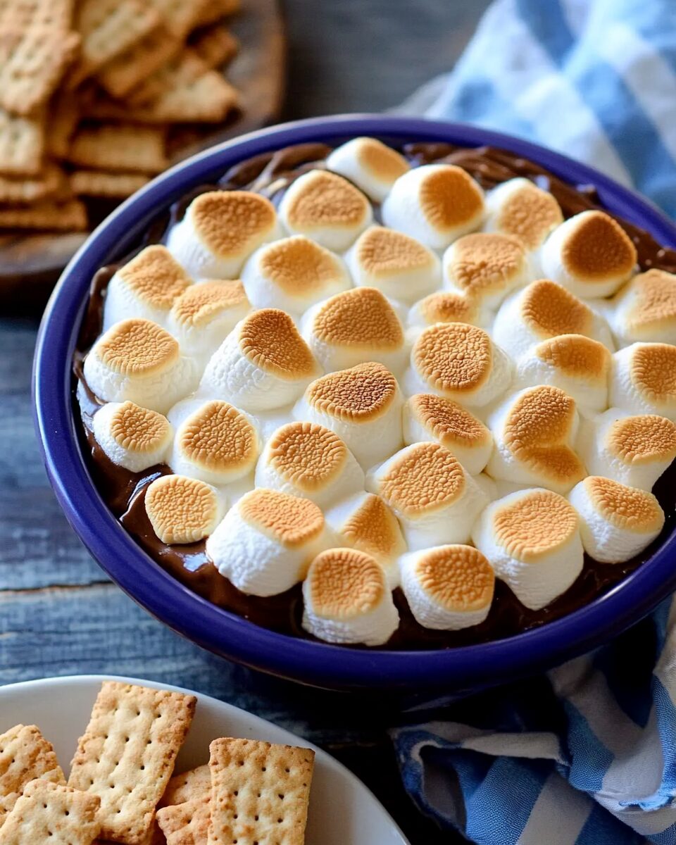 Peanut Butter Cup S’mores Dip