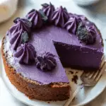 Purple Sweet Potato Cheesecake