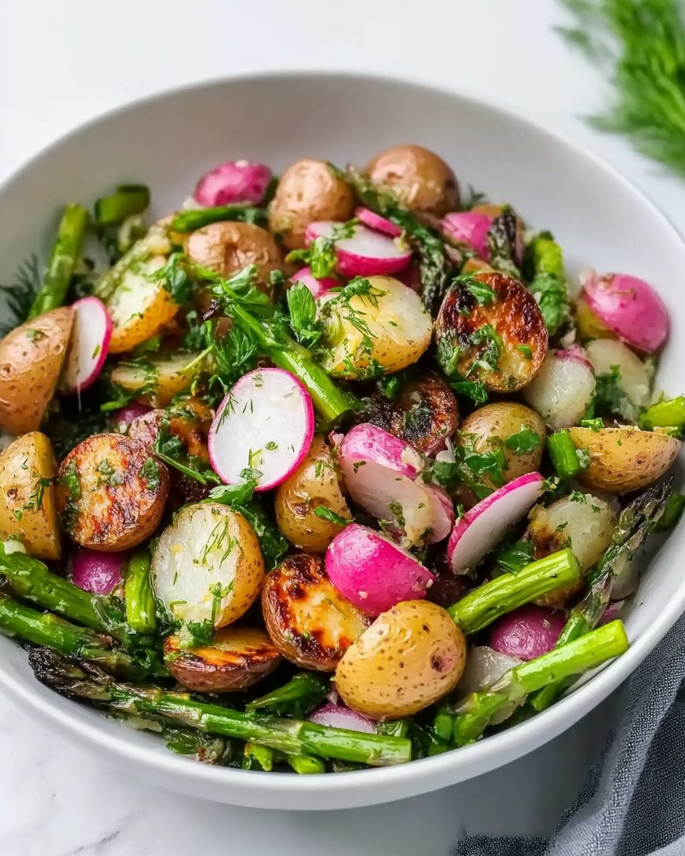 Spring Roasted Potato Salad