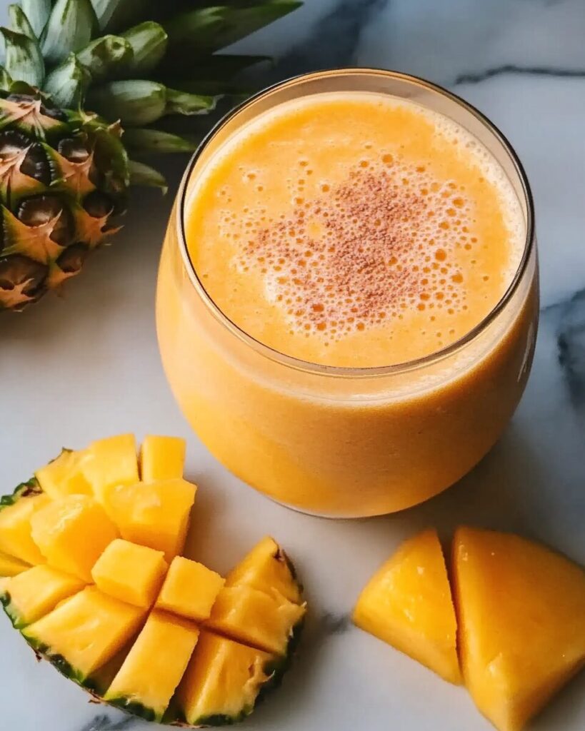 Tropical Sunrise Protein Smoothie