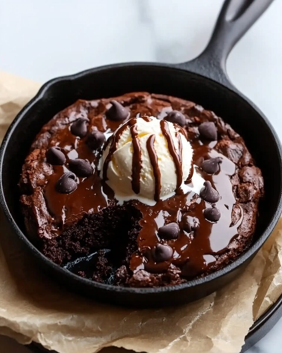 Ultimate Skillet Brownie