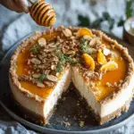 Ricotta Honey and Lemon Cheesecake
