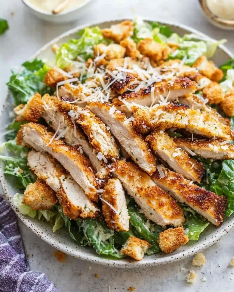 Crispy Chicken Caesar Salad