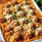 Baked Spaghetti and Meatballs