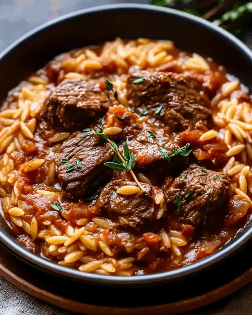 Beef Giouvetsi