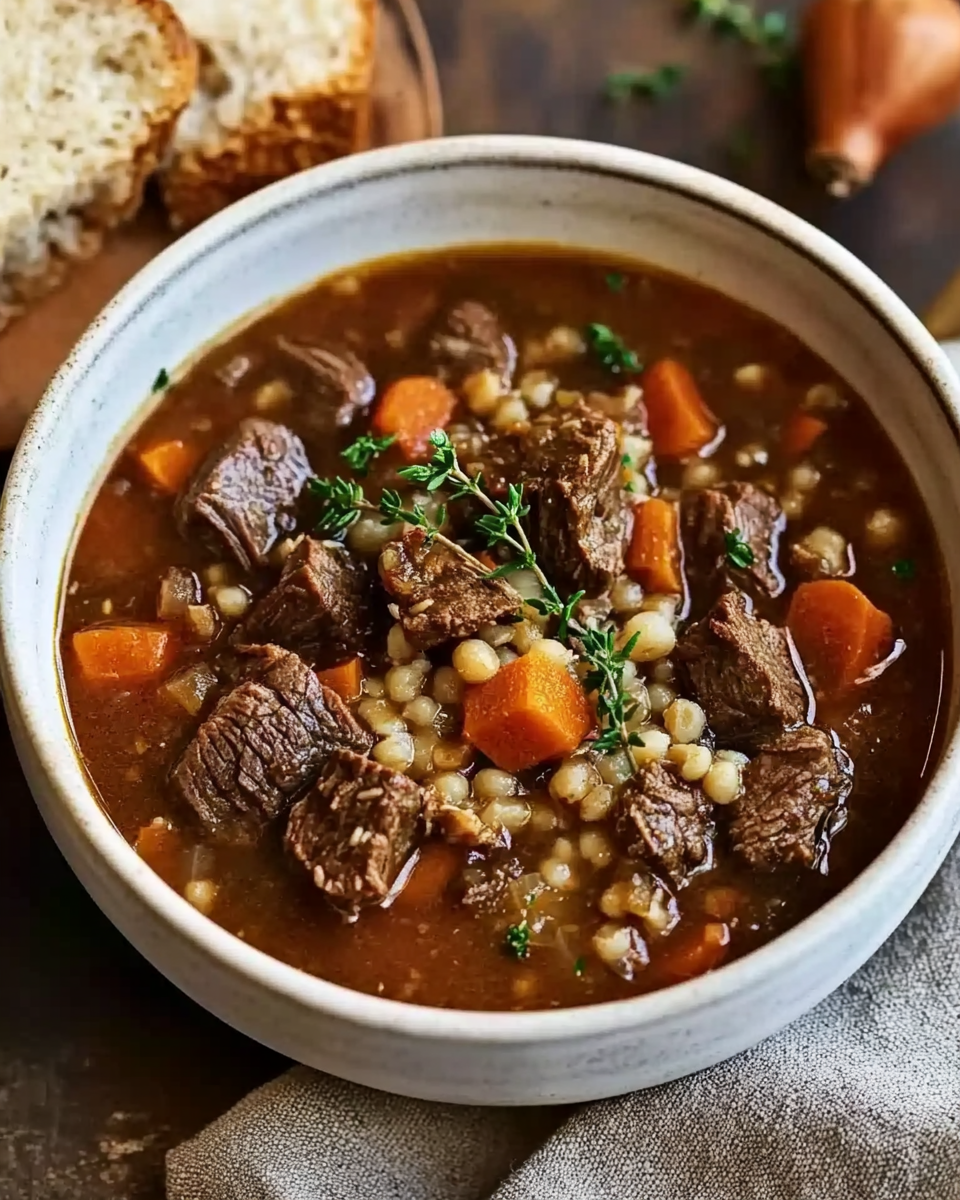 Beef & Barley Soup