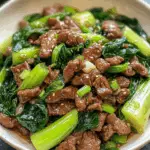 Bok Choy Stir-Fried Beef