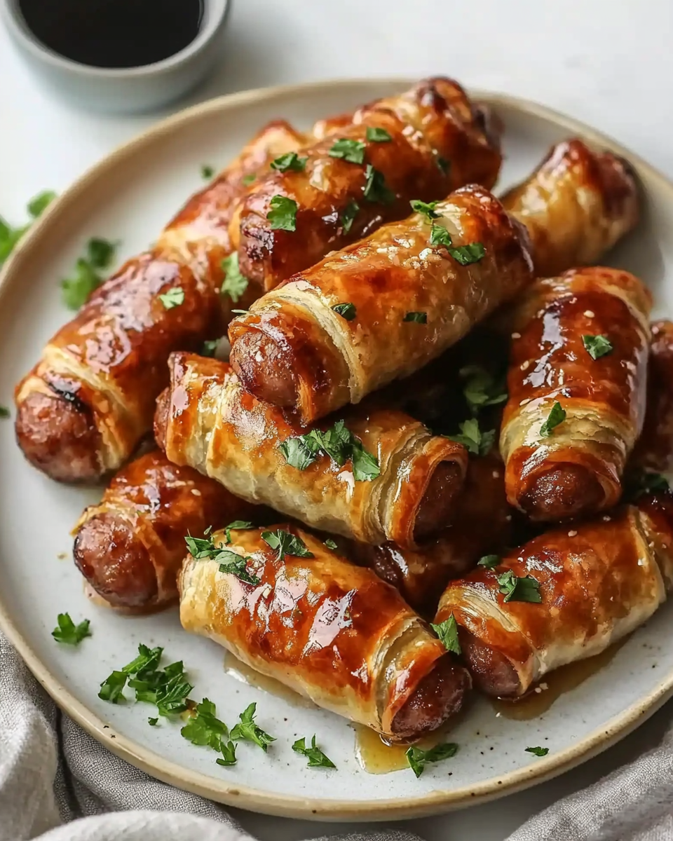 Sticky Pigs in Blankets
