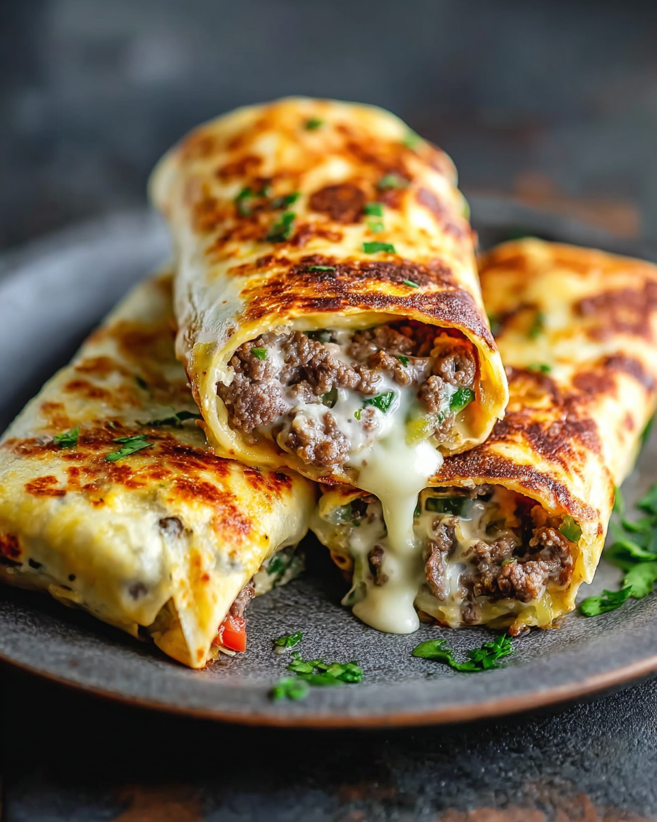 Keto Philly Cheesesteak Rolls