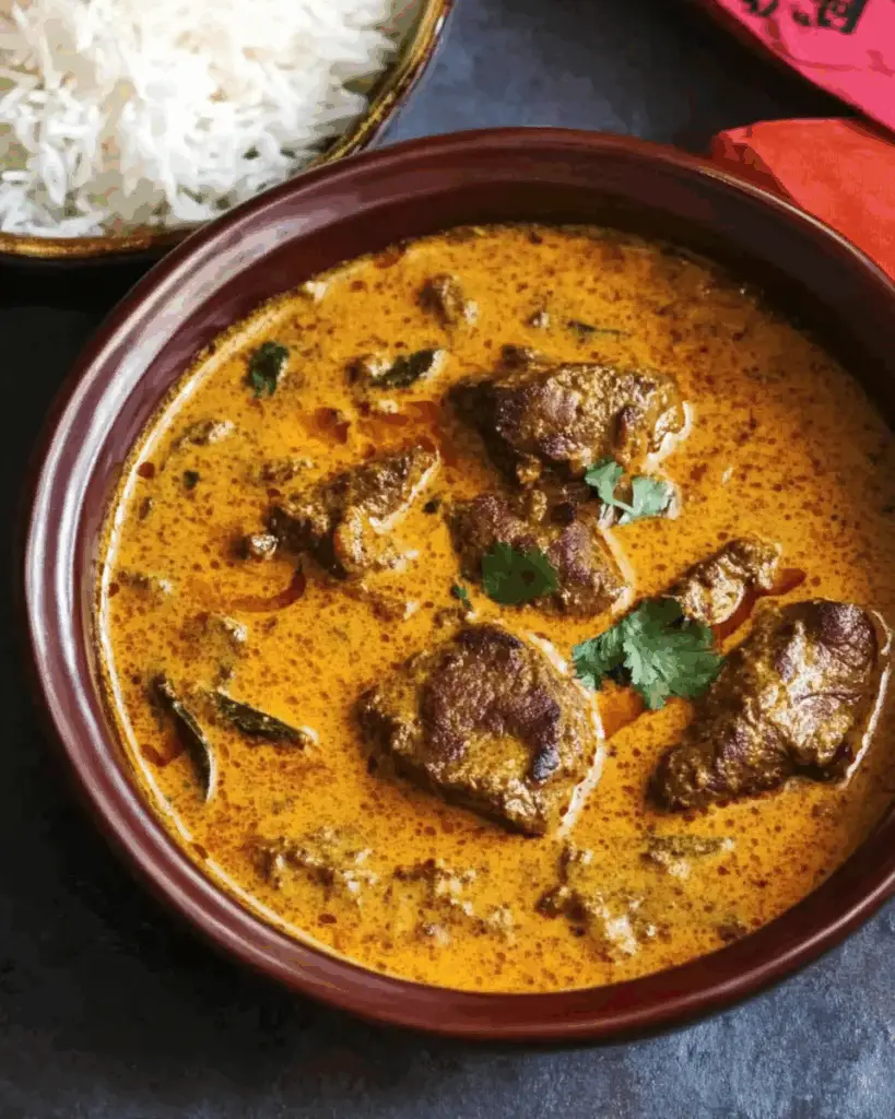 Lamb in Creamy Cardamom Curry