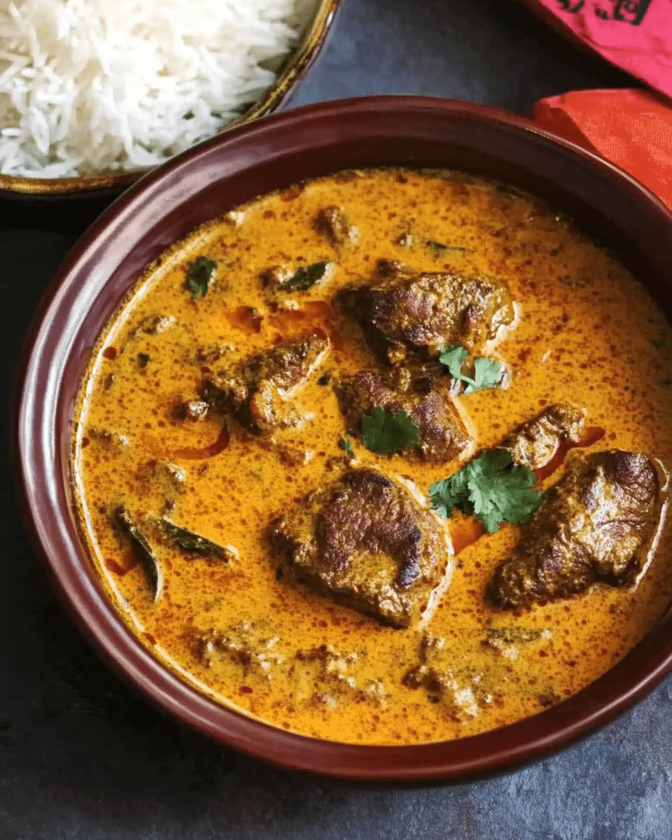 Lamb in Creamy Cardamom Curry