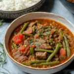 Lebanese Green Bean Stew (Fasolia Khadra)