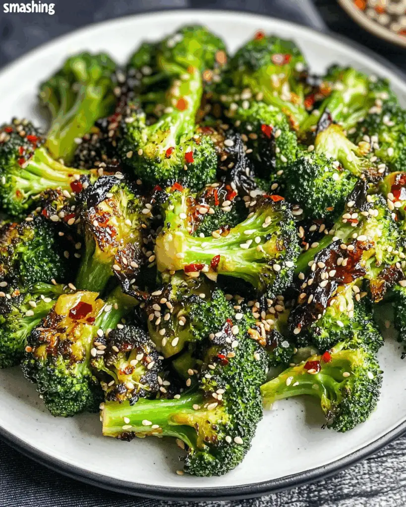 Smashed Chilli Garlic Broccoli