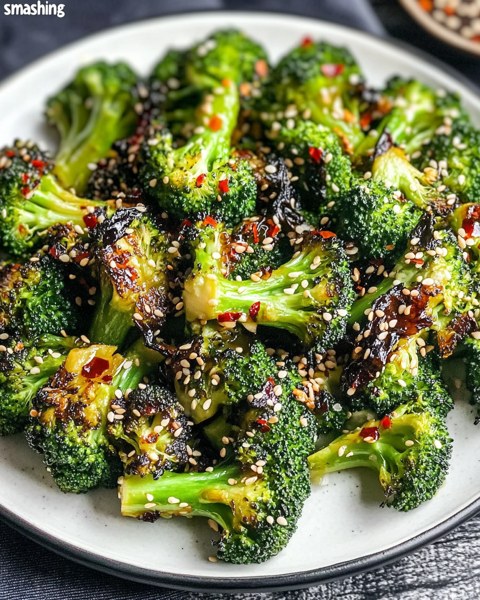 Smashed Chilli Garlic Broccoli