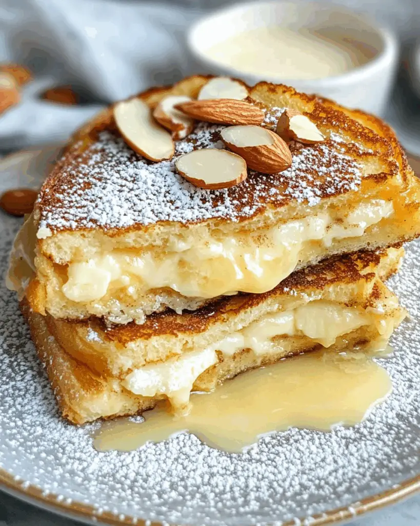 Marzipan Stuffed French Toast