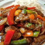 Pepper Steak with Bell Peppers and Onion