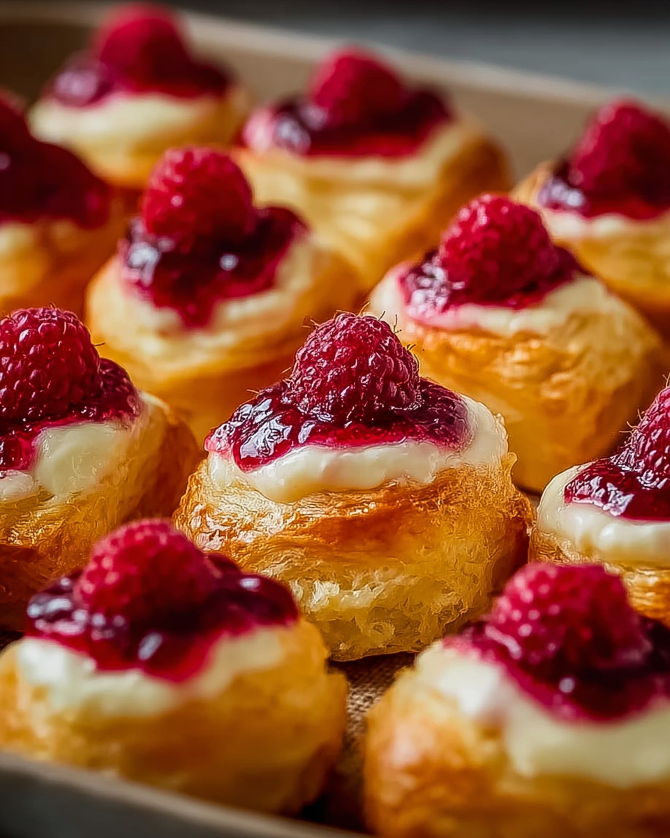 Raspberry Cream Cheese Bites